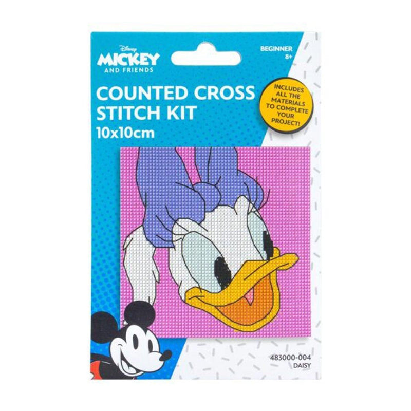 Disney Counted Cross Stitch Mini Kit 10x10cm - Daisy