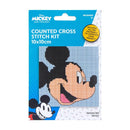 Disney Counted Cross Stitch Mini Kit 10x10cm - Mickey