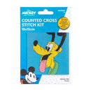 Disney Counted Cross Stitch Mini Kit 10x10cm - Pluto