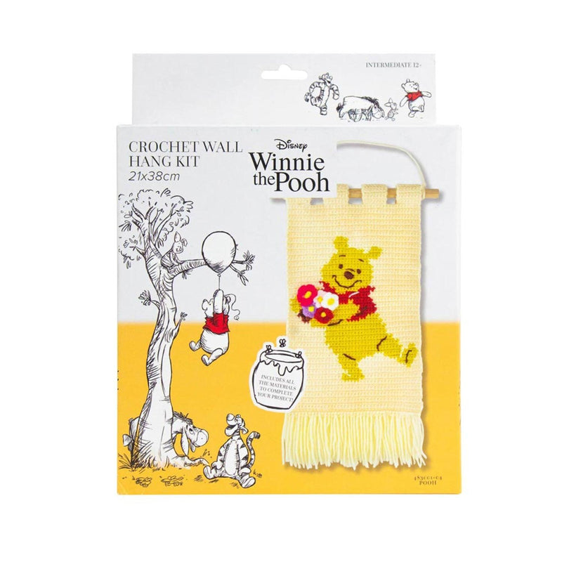 Disney Crochet Wall Hang Kit 21x38cm - Pooh