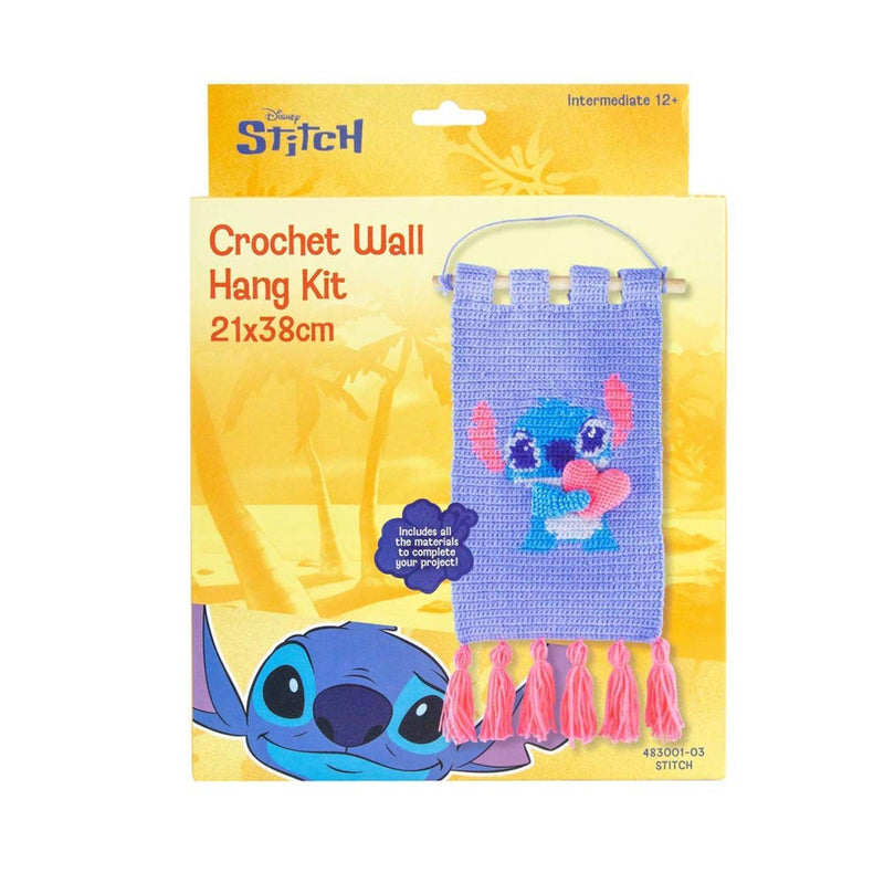Disney Crochet Wall Hang Kit 21x38cm - Stitch