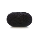 Poppy Crafts Snuggly Chenille Yarn 50g - Black