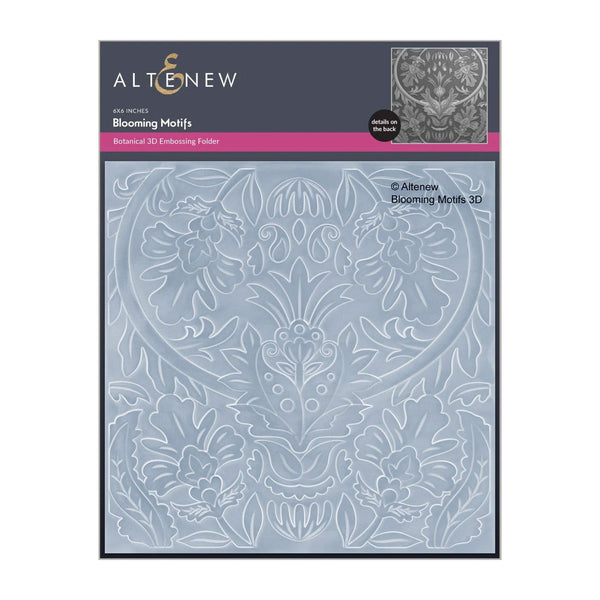 Altenew Blooming Motifs Botanical 3D Embossing Folder