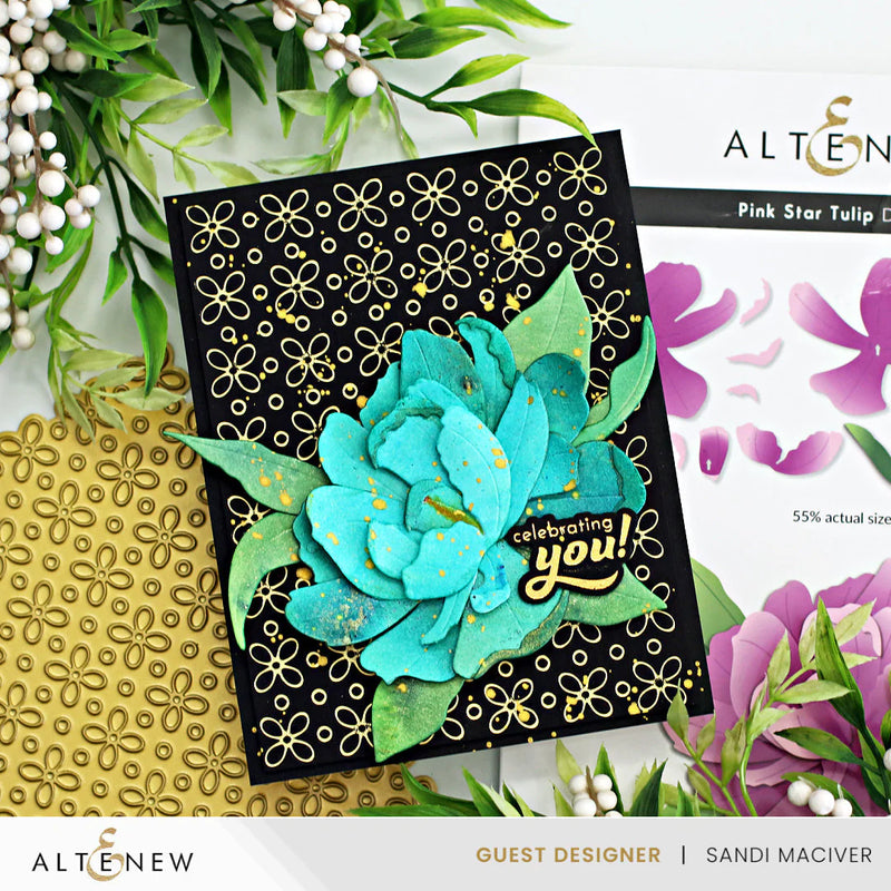Altenew Blooming Motifs Botanical 3D Embossing Folder*