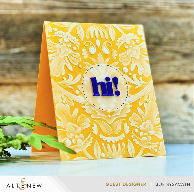 Altenew Blooming Motifs Botanical 3D Embossing Folder*