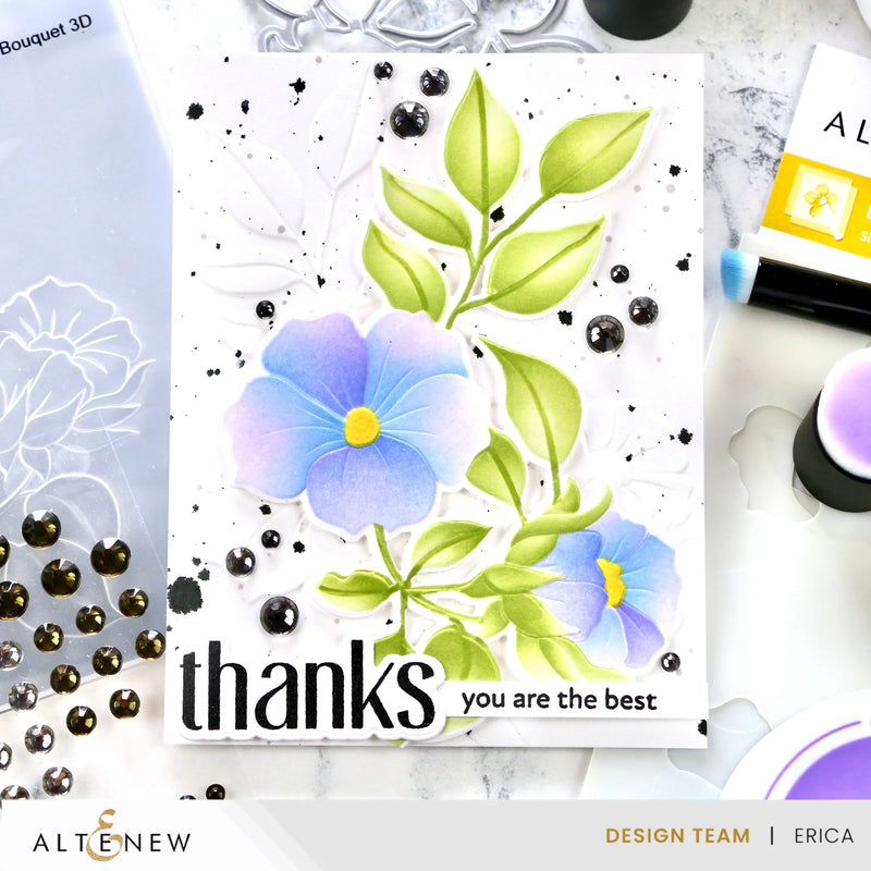 Altenew Blossoming Bouquet Botanical 3D Embossing Folder*