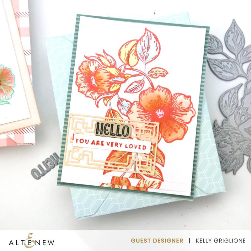 Altenew Blossoming Bouquet Botanical 3D Embossing Folder*