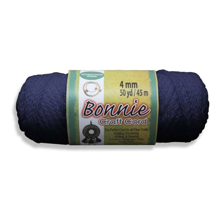 Bonnie Macrame Craft Cord 4Mm 50Yd - Navy*^  LIMIT 1 PER ORDER