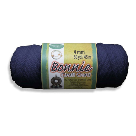 Bonnie Macrame Craft Cord 4Mm 50Yd - Navy*^  LIMIT 1 PER ORDER