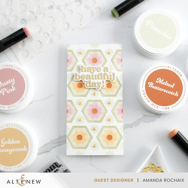 Altenew Botanical Honeycomb Botanical 3D Embossing Folder*