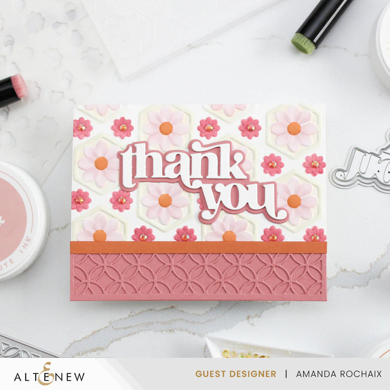 Altenew Botanical Honeycomb Botanical 3D Embossing Folder*