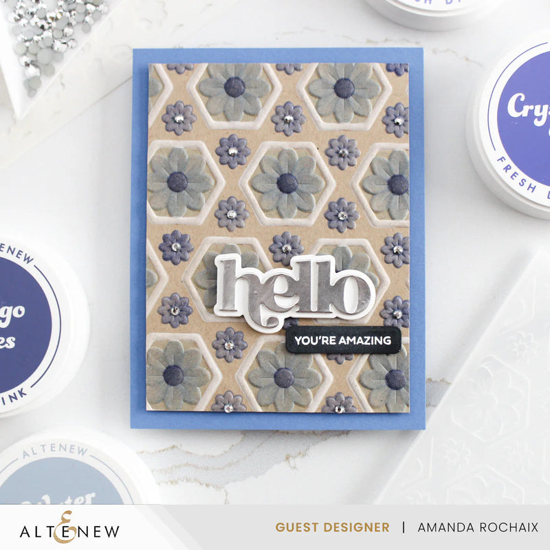 Altenew Botanical Honeycomb Botanical 3D Embossing Folder*
