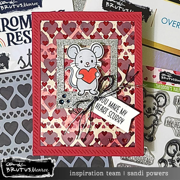 Brutus Monroe Stamp Set 4" x 4" - Theodore‚Äôs Valentine