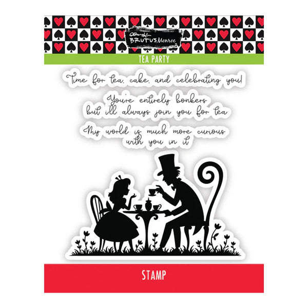 Brutus Monroe Stamp Set 4"x 4" - Tea Party