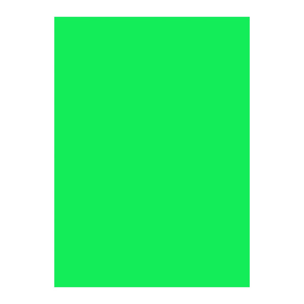 Poppy Crafts A4 Premium Fluorescent Cardstock 10 Pack - Green