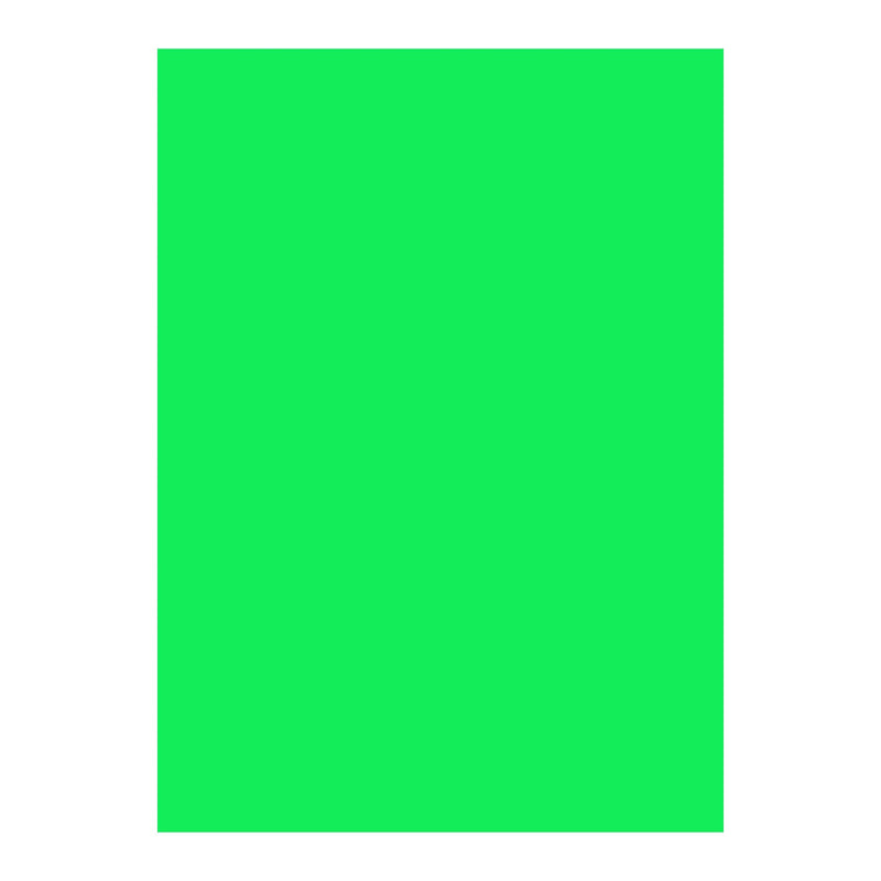 Poppy Crafts A4 Premium Fluorescent Cardstock 10 Pack - Green