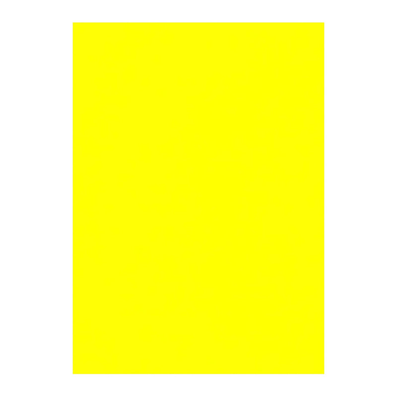 Poppy Crafts A4 Premium Fluorescent Cardstock 10 Pack - Yellow