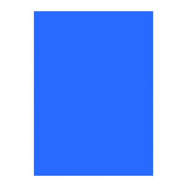 Poppy Crafts A4 Premium Fluorescent Cardstock 10 Pack - Blue