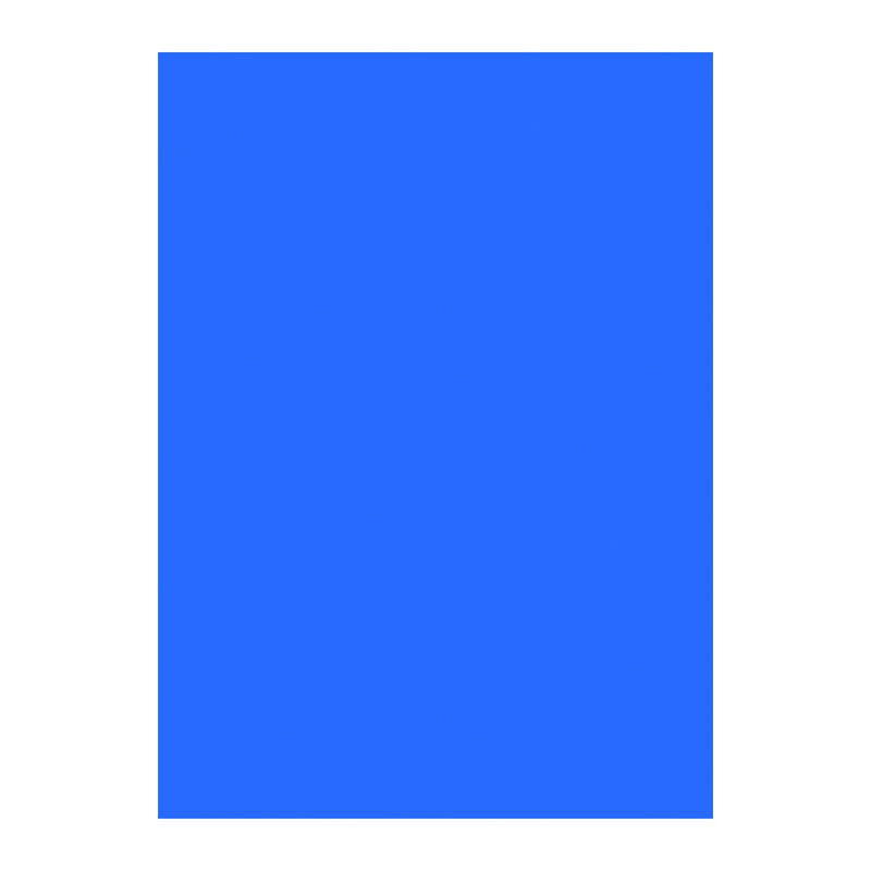 Poppy Crafts A4 Premium Fluorescent Cardstock 10 Pack - Blue