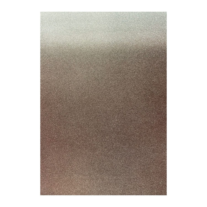 Poppy Crafts A4 Premium Ombre Glitter Cardstock 10 Pack - Coke Float  NO LIMIT