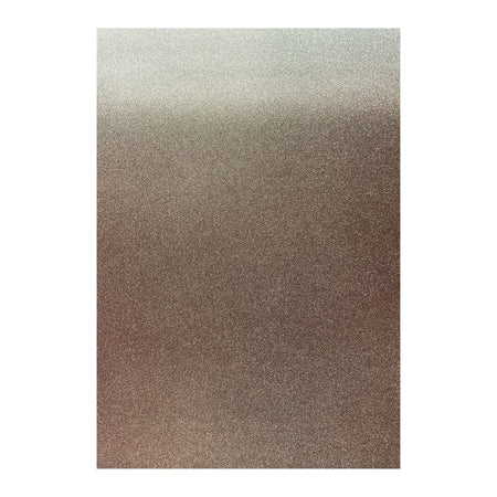 Poppy Crafts A4 Premium Ombre Glitter Cardstock 10 Pack - Coke Float