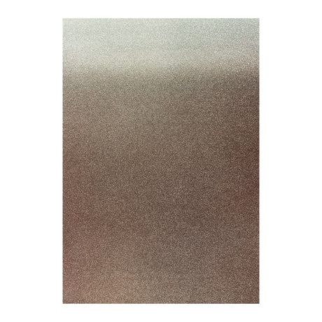 Poppy Crafts A4 Premium Ombre Glitter Cardstock 10 Pack - Coke Float