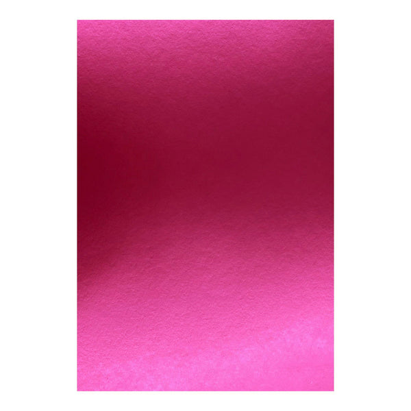 Poppy Crafts A4 Premium Metallic Cardstock 10 Pack - Pretty Pink