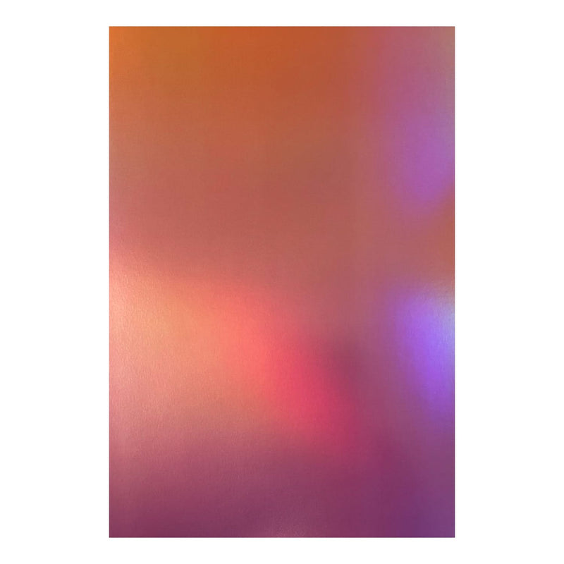 Poppy Crafts Letter Size Premium Iridescent Cardstock 10 Pack - Tequila Sunrise