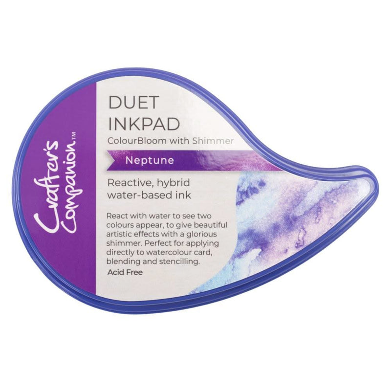 Crafter's Companion Duet ColourBloom Shimmer Inkpad Neptune*