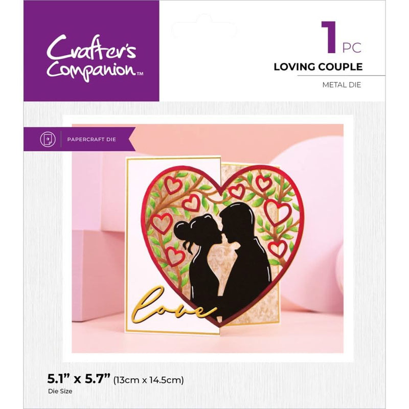 Crafters Companion Metal Die Edgeable - Loving Couple Loving Couple*