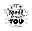 Crafter's Companion Clear Acrylic Stamps  - Life is Tough*