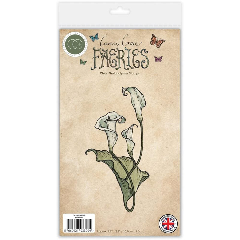 Craft Consortium Faeries Photopolymer Stamp Set Arumlillies