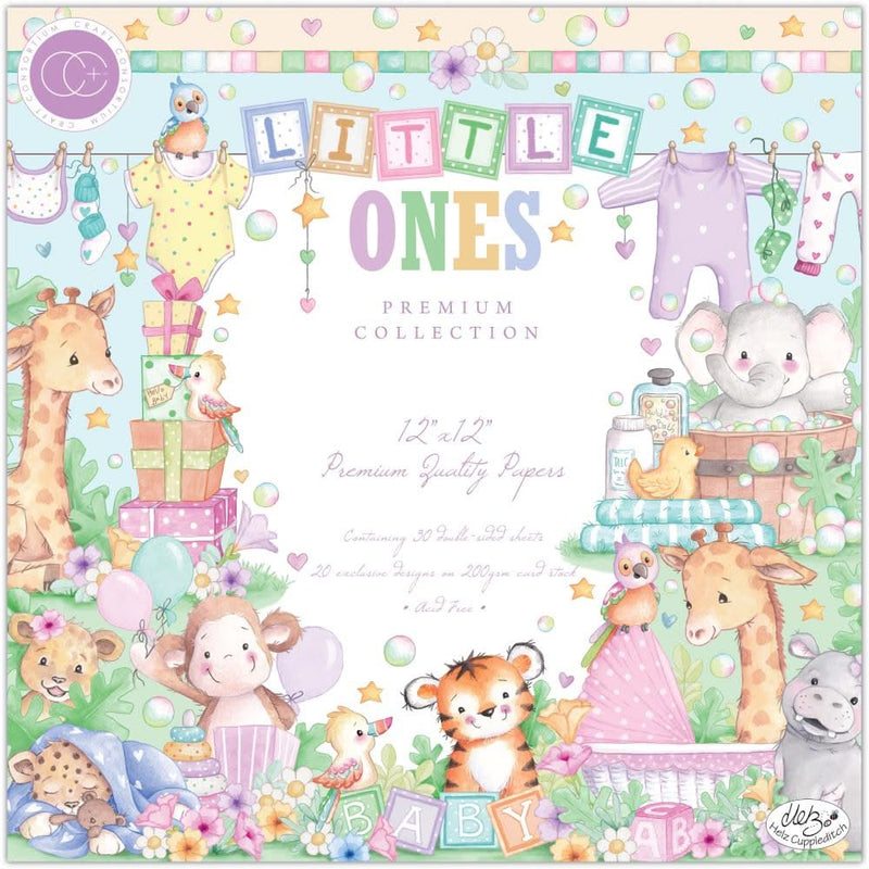 Craft Consortium Double-Sided Paper Pad 12"X12" 30/Pkg Little Ones