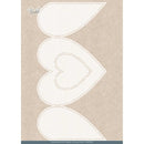 Find It Trading Card Deco Essentials Stencil Blossom Blush Heart A4*