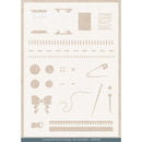 Find It Trading Card Deco Essentials Stencil Sewing Stitches A5, Sewing Serenity