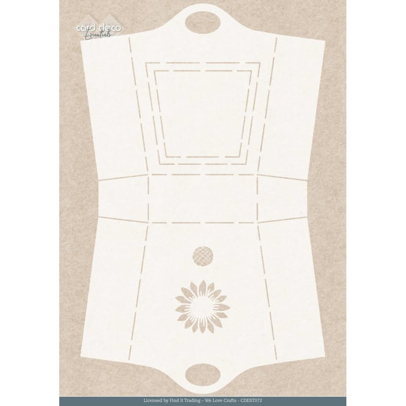Find It Trading Card Deco Essentials Stencil Blooming Sunflower A4, Blooming Sun