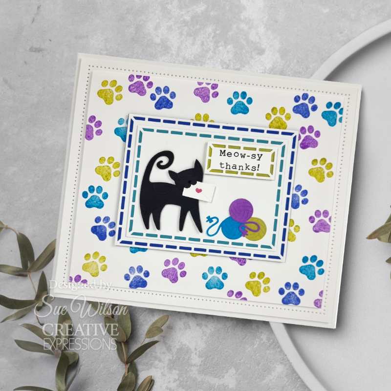 Creative Expressions Clear Stamp Set 4"x 6" By Sue Wilson - Pet Pals