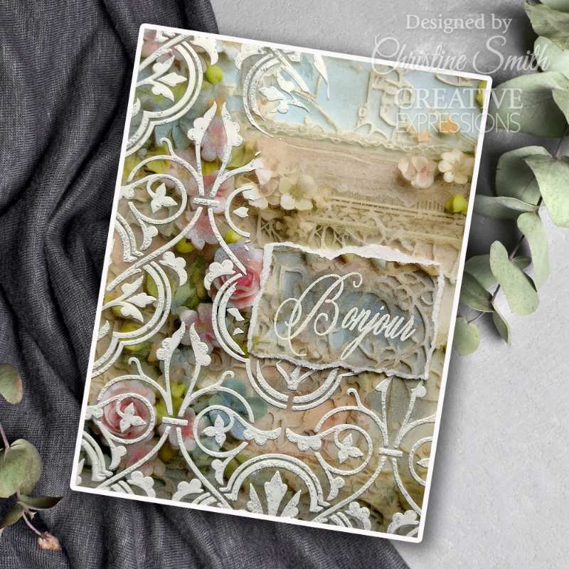 Creative Expressions Taylor Made Journals Clear Stamps 6"x 8" - Chateau Life