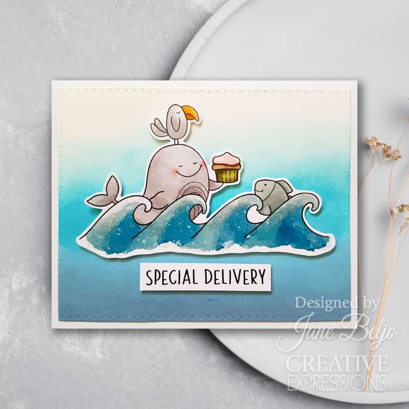 Creative Expressions Jane's Doodles Clear Stamp Set 6"x 8" - Special Delivery*