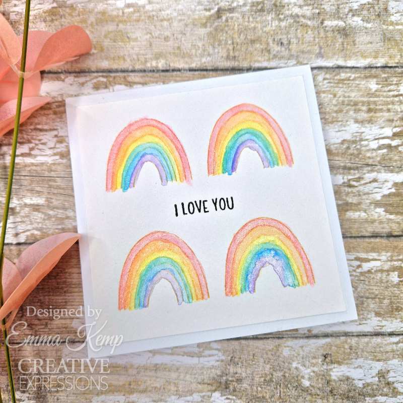 Creative Expressions Jane's Doodles Clear Stamp Set 4"x 6" - Rain or Shine*