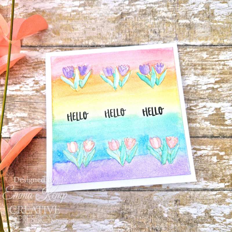 Creative Expressions Jane's Doodles Clear Stamp Set 4"x 6" - Rain or Shine*