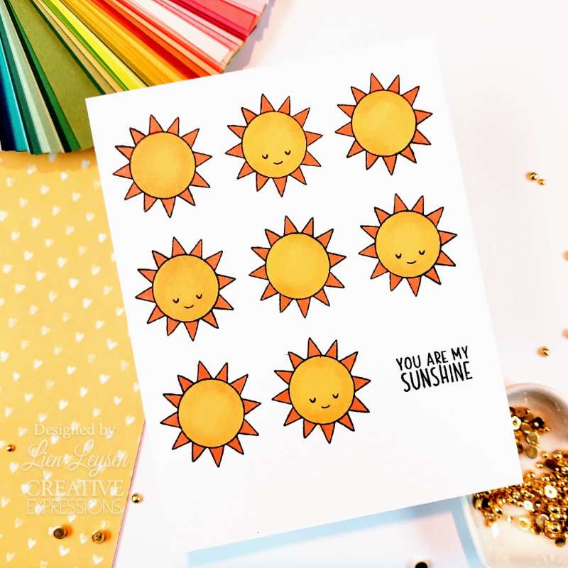 Creative Expressions Jane's Doodles Clear Stamp Set 4"x 6" - Rain or Shine*