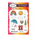 Creative Expressions Jane's Doodles Clear Stamp Set 4"x 6" - Rain or Shine*