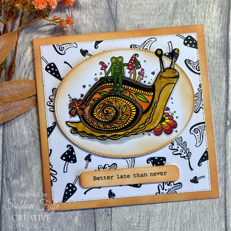 Creative Expressions Clear Stamp Set 6"x 8" By Dora Shrive - Snailed It