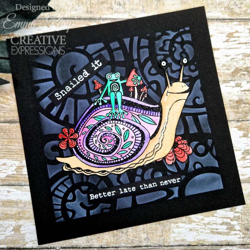 Creative Expressions Clear Stamp Set 6"x 8" By Dora Shrive - Snailed It