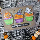 Creative Expressions Jane's Doodles Clear Stamp Set 4"x 6" - Halloween Trick Or Treat
