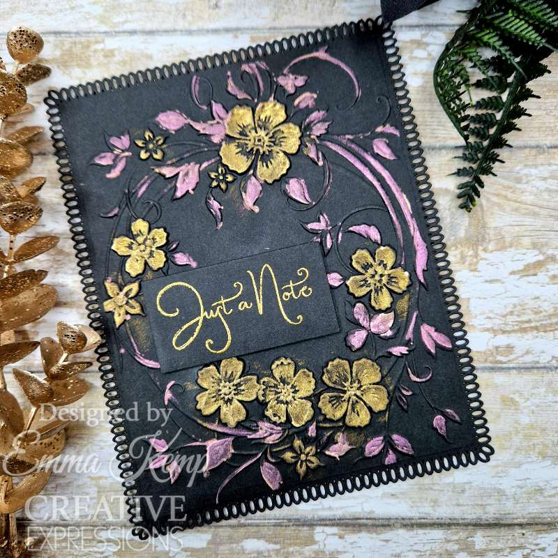 Creative Expressions Clear Stamp Set 4"x 6" - Blossom Wreath Sentiments