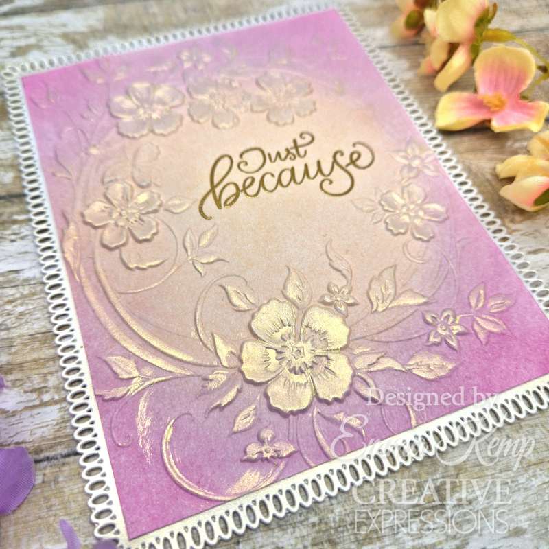Creative Expressions Clear Stamp Set 4"x 6" - Blossom Wreath Sentiments