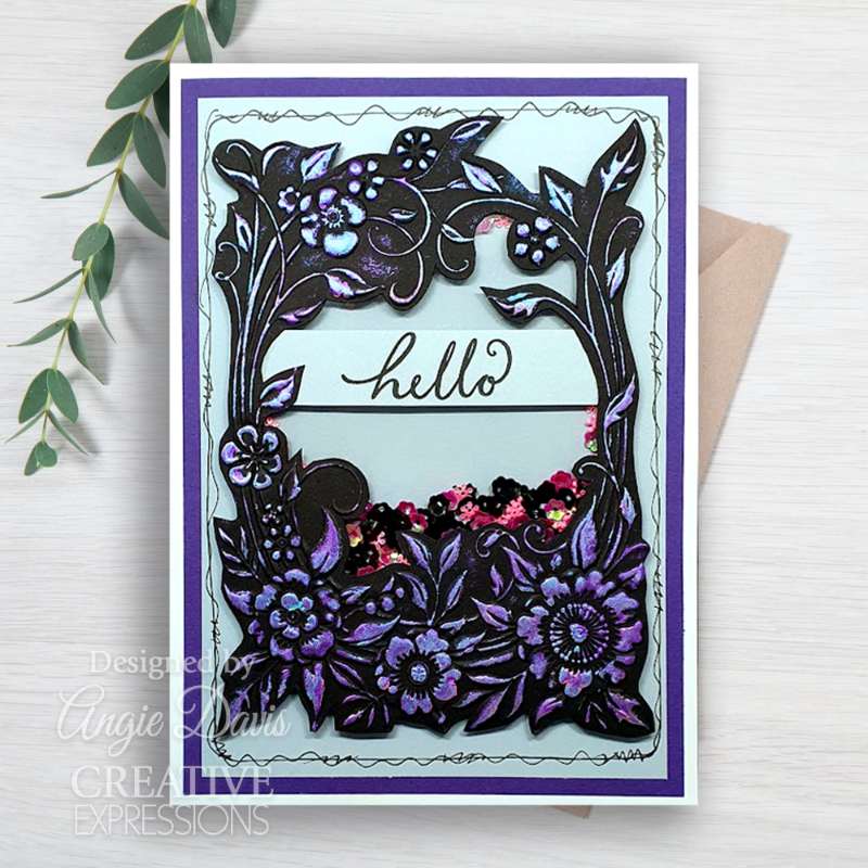 Creative Expressions Clear Stamp Set 4"x 6" - Floral Symphony Sentiments