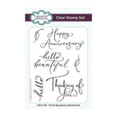 Creative Expressions Clear Stamp Set 4"x 6" - Floral Symphony Sentiments